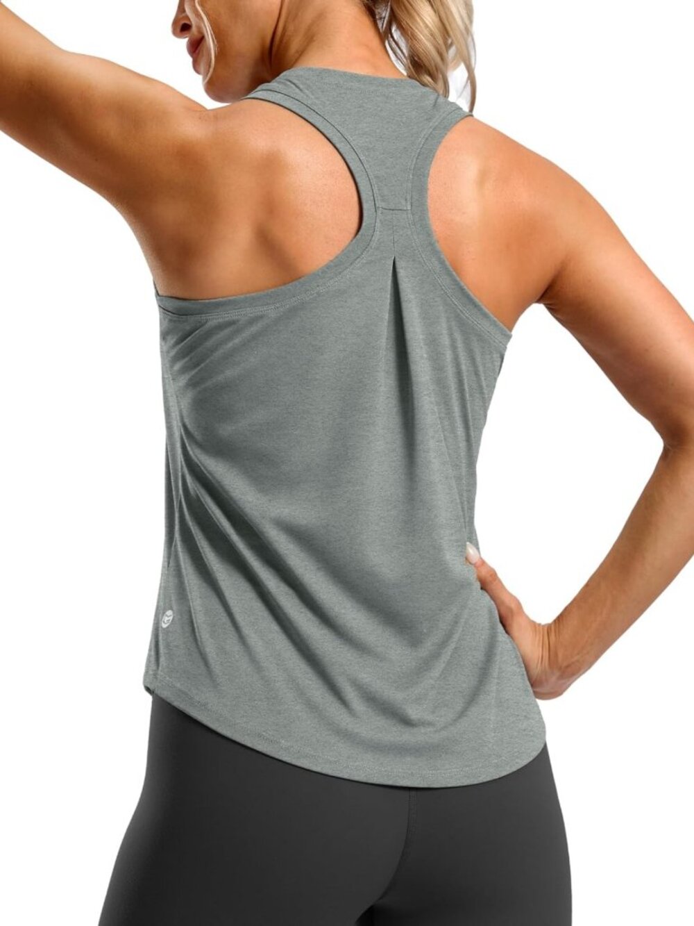 Women's Racerback Workout Tank Tops - Athletic Gym Shirts for Fitness & Training